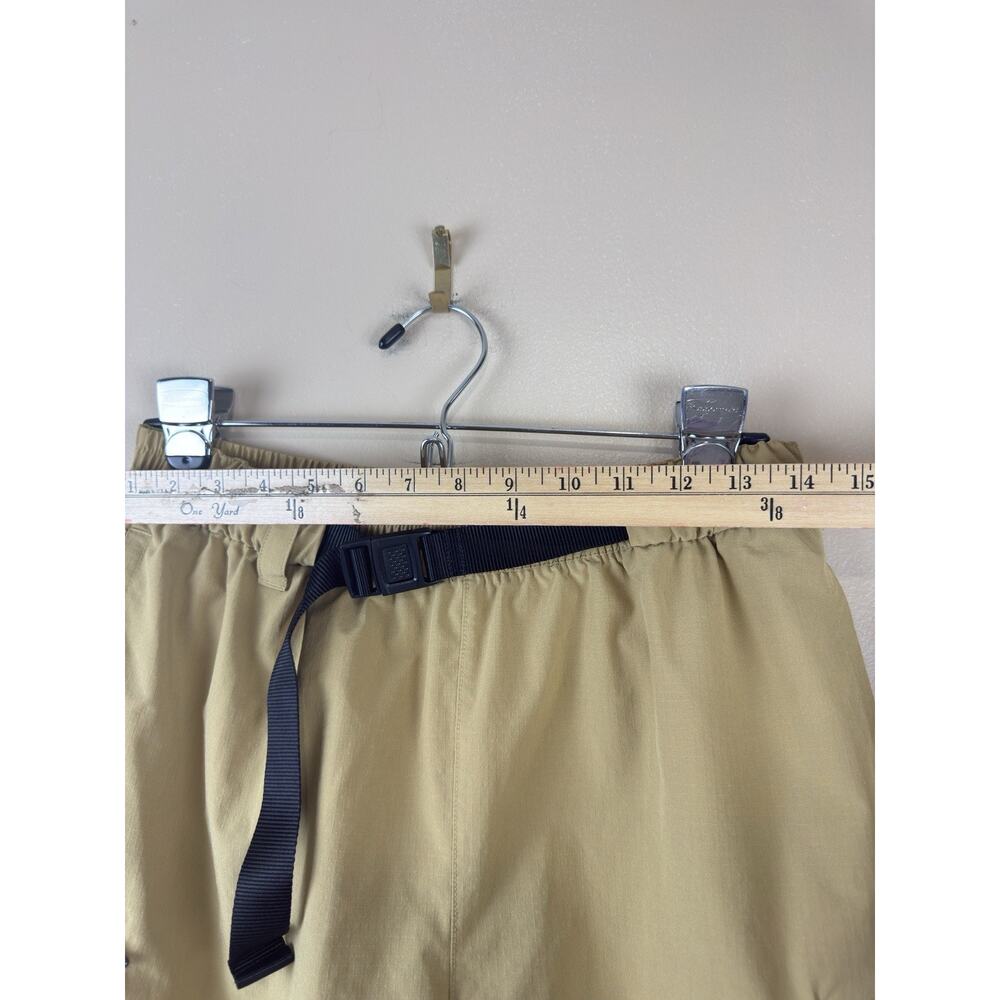 Adidas Men’s Shorts Size M Khaki Belted Hiking Gorpcore Cargo Pockets - Picture 10 of 12